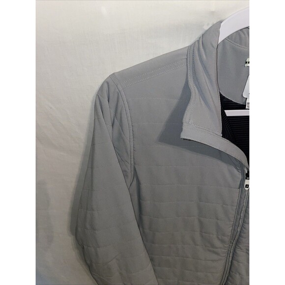 Footjoy Women’s Golf Full Zip Jacket Size Medium Gray Comfort Insulated Active - Picture 5 of 12